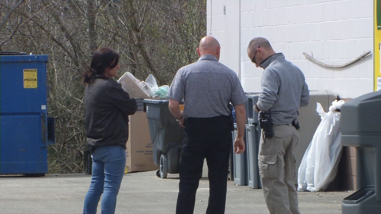 Investigators at Oldham County Circle K